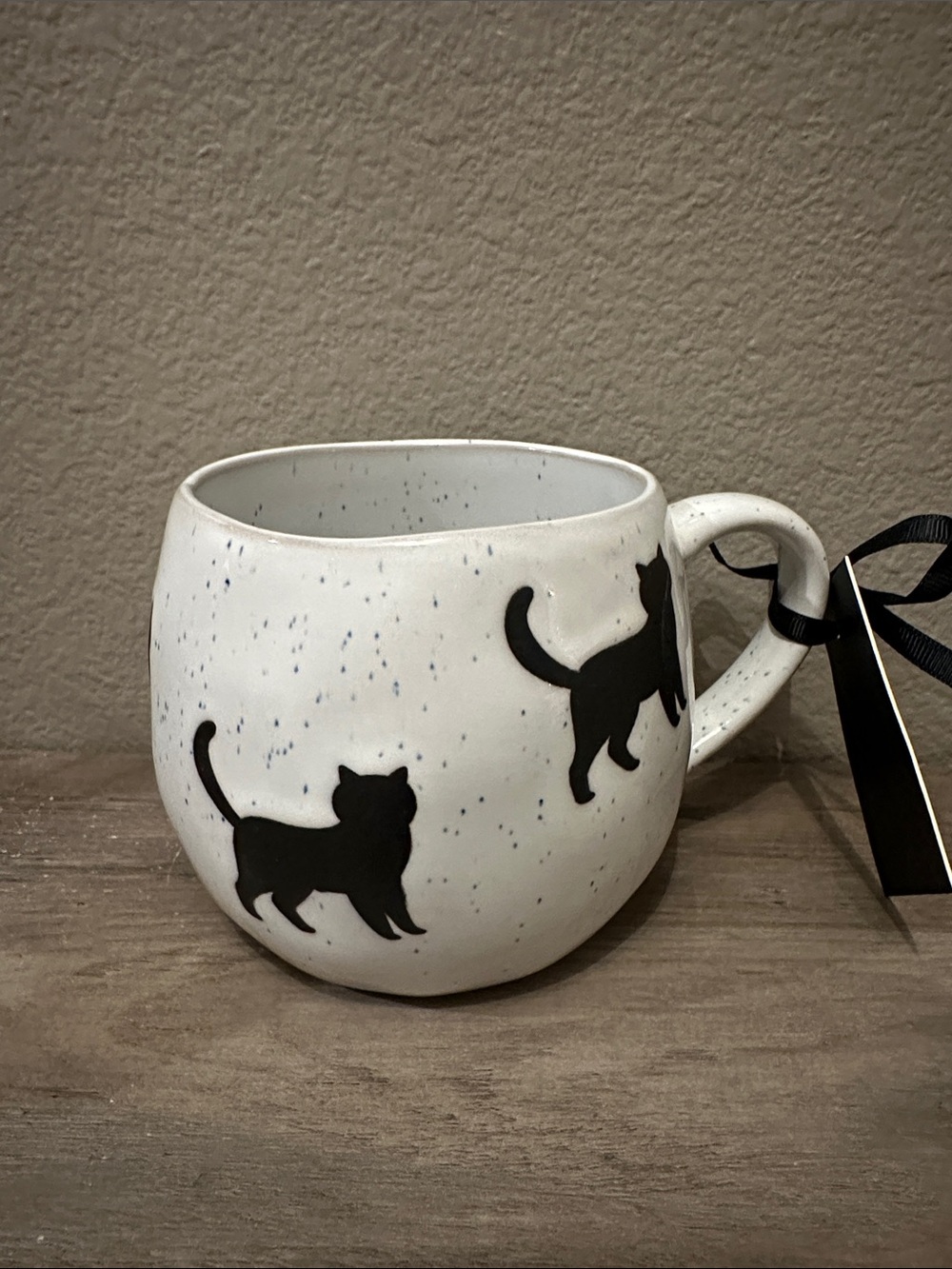 Cobwebs & Cauldrons Black Cat Mug